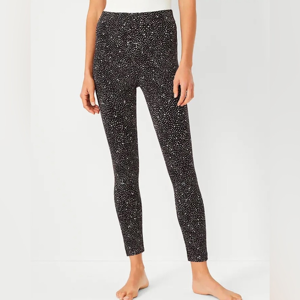 Ann Taylor NWT Starry Spotted Essential Leggings